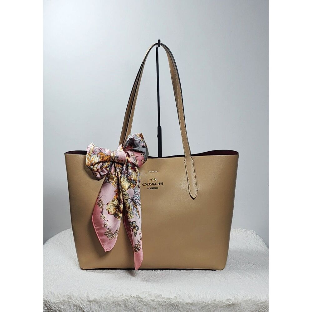 Authentic Coach Avenue Tote | Tan Leather | Style F31535